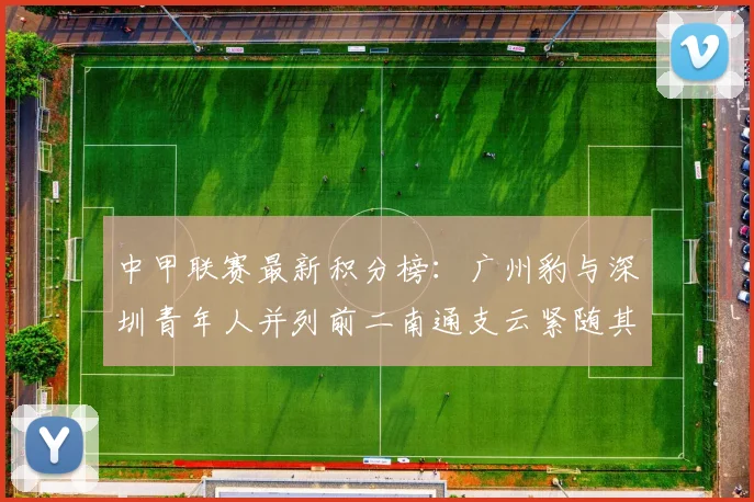 中甲联赛最新积分榜：广州豹与深圳青年人并列前二南通支云紧随其后